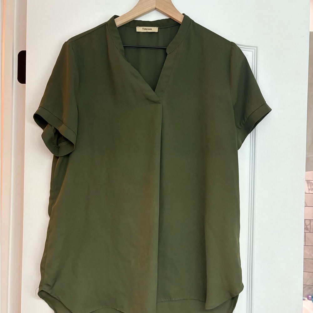GAP Dark Green Women's Blouse